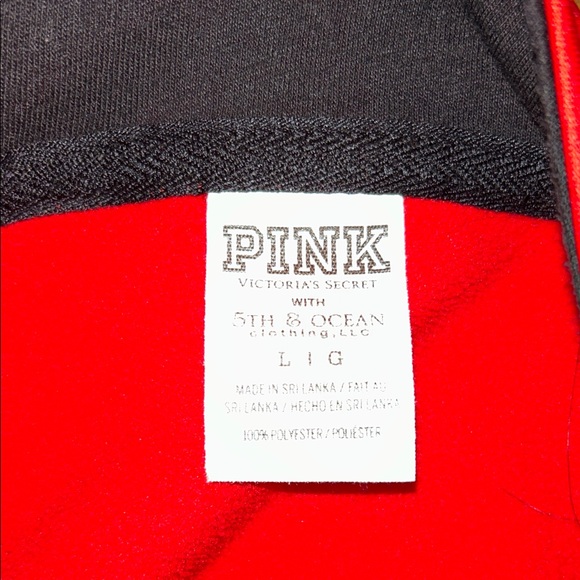 Victoria's Secret PINK Cincinnati Reds full-zip athletic jacket, Size Large - Picture 6 of 6